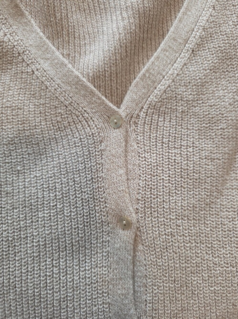 Eileen Fisher Sleeveless Grandpa Cardigan Slouchy Vest Size M Organic Cotton - Picture 6 of 12